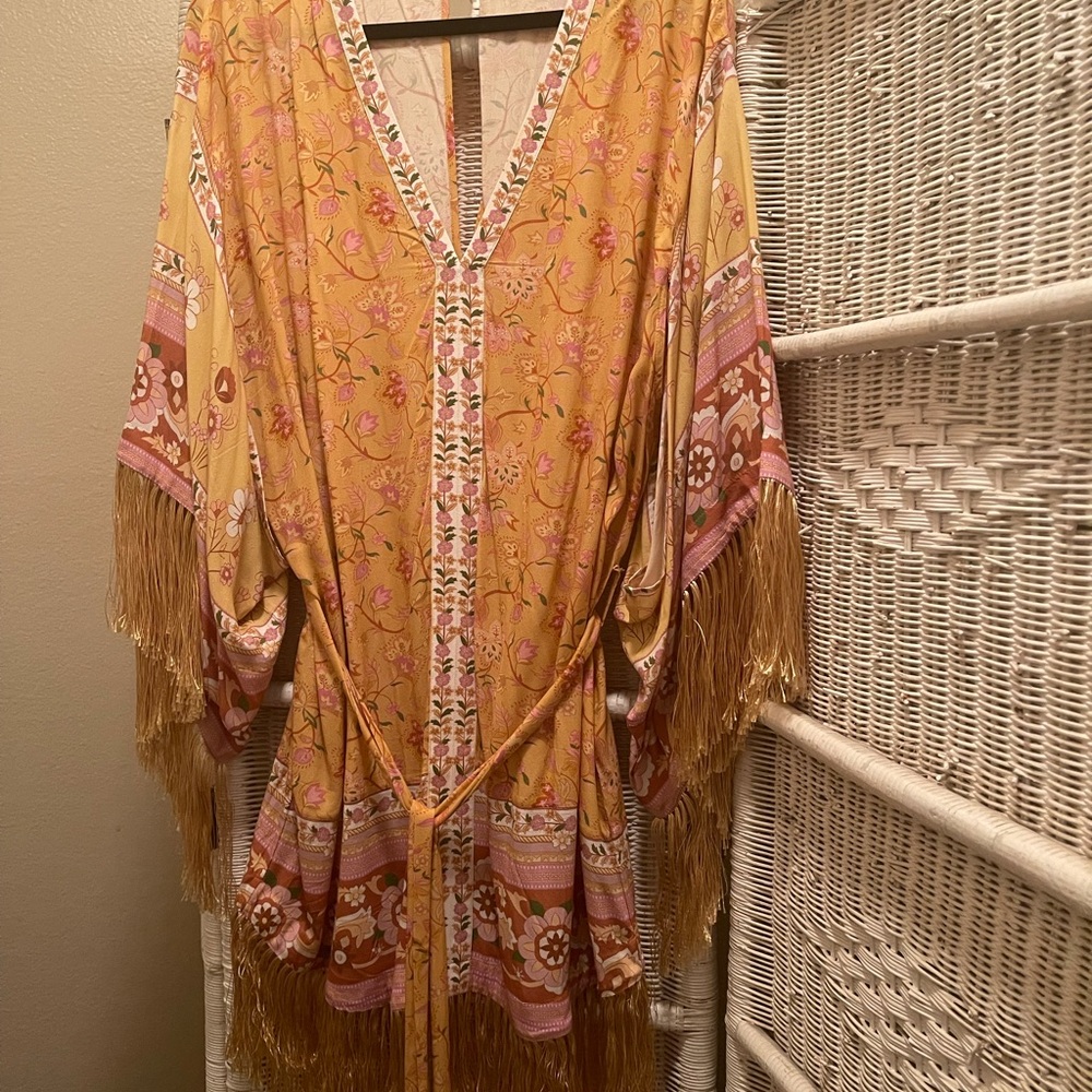 Spell free people portobello road tassels dress
